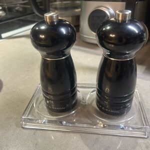 Cole & Mason Black Salt and Pepper Grinder Set